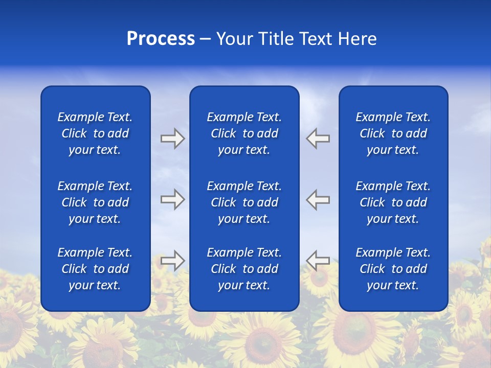 Sunny Field Growth PowerPoint Template