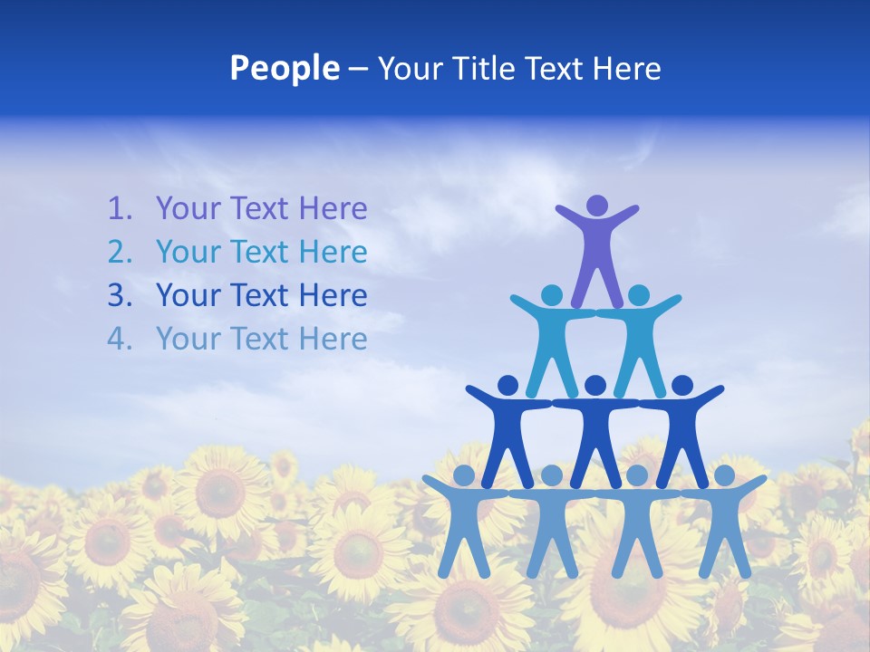 Sunny Field Growth PowerPoint Template