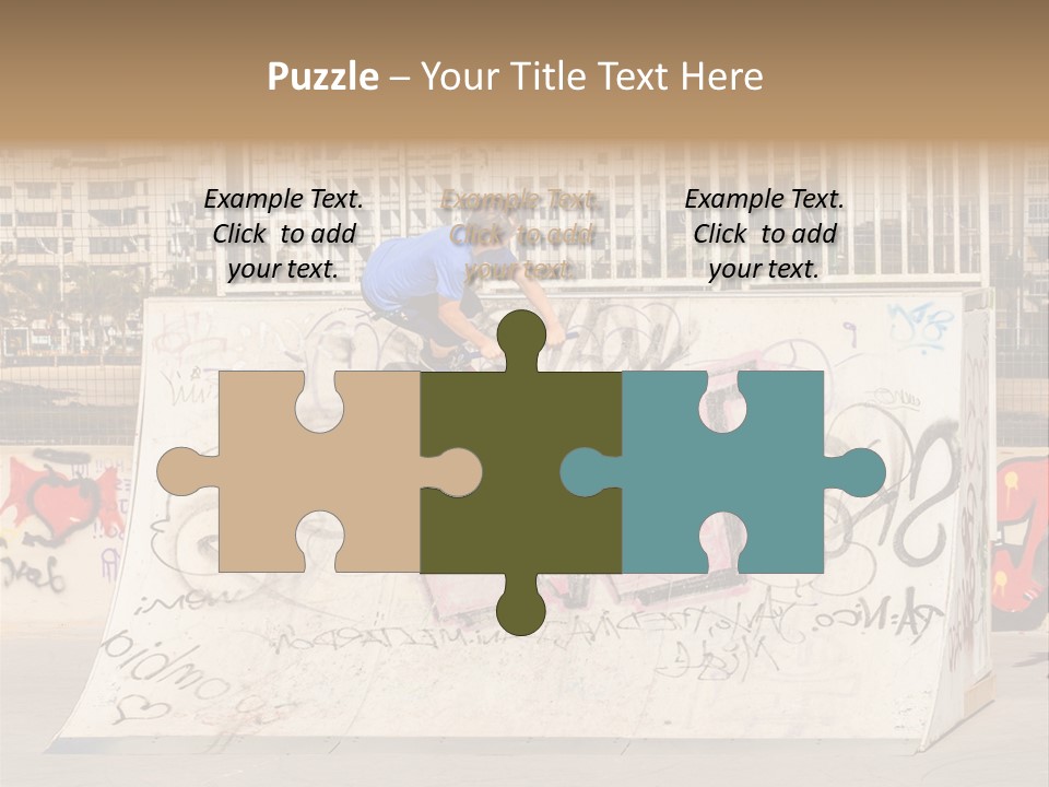 High Lifestyle Skatepark PowerPoint Template