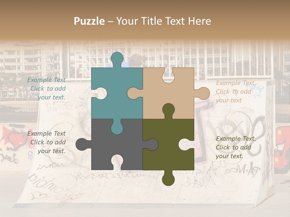 High Lifestyle Skatepark PowerPoint Template