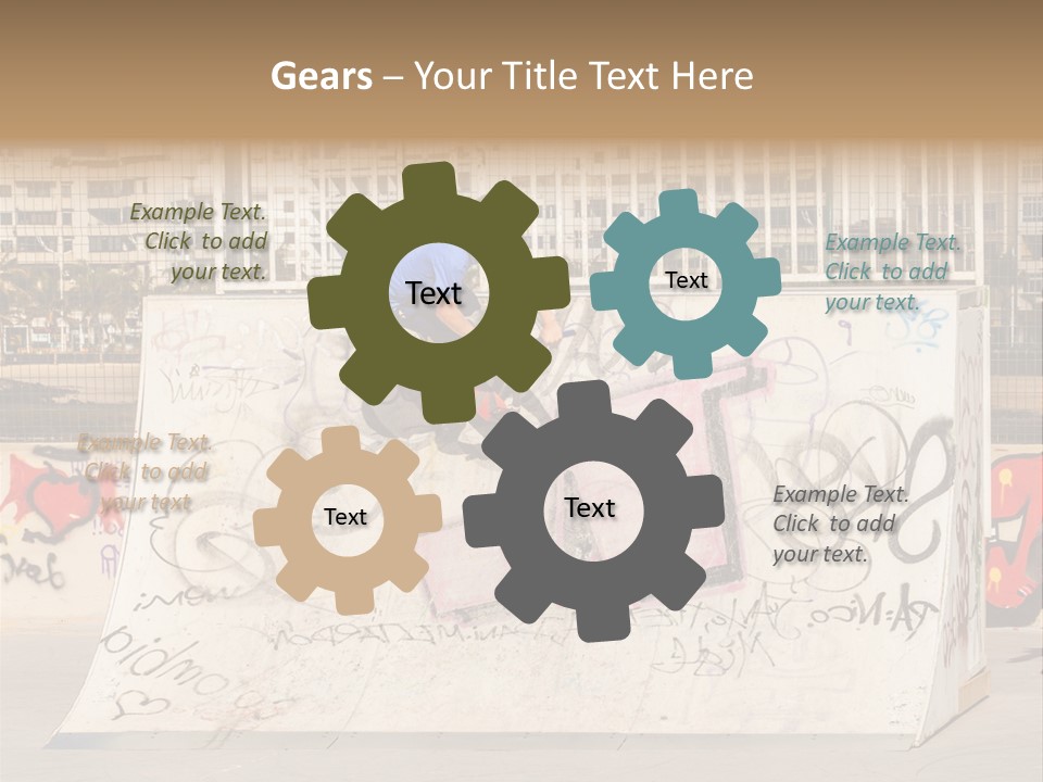 High Lifestyle Skatepark PowerPoint Template