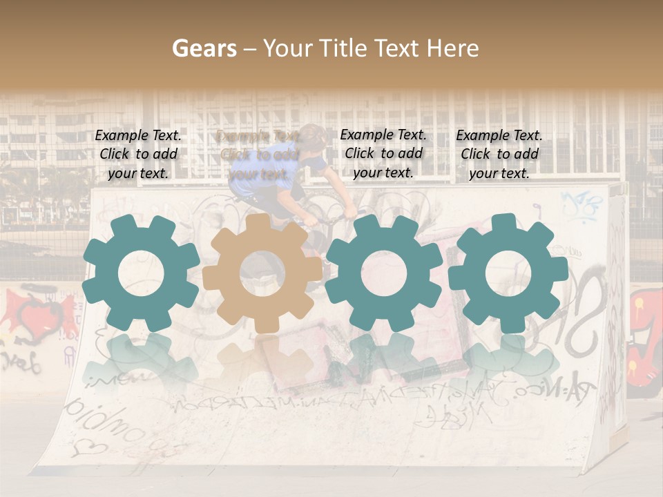 High Lifestyle Skatepark PowerPoint Template