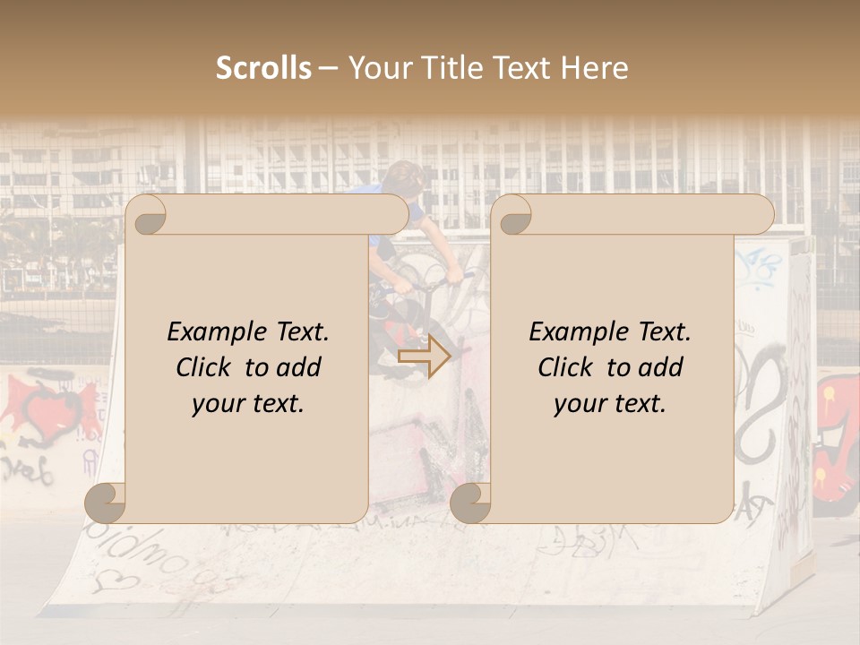 High Lifestyle Skatepark PowerPoint Template