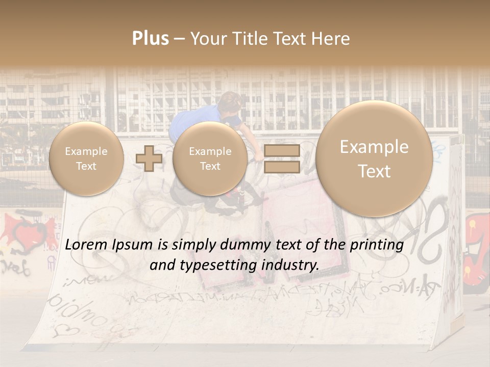 High Lifestyle Skatepark PowerPoint Template