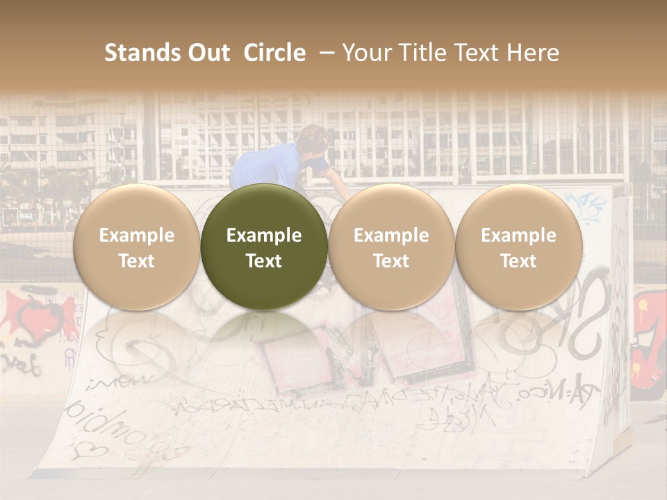 High Lifestyle Skatepark PowerPoint Template