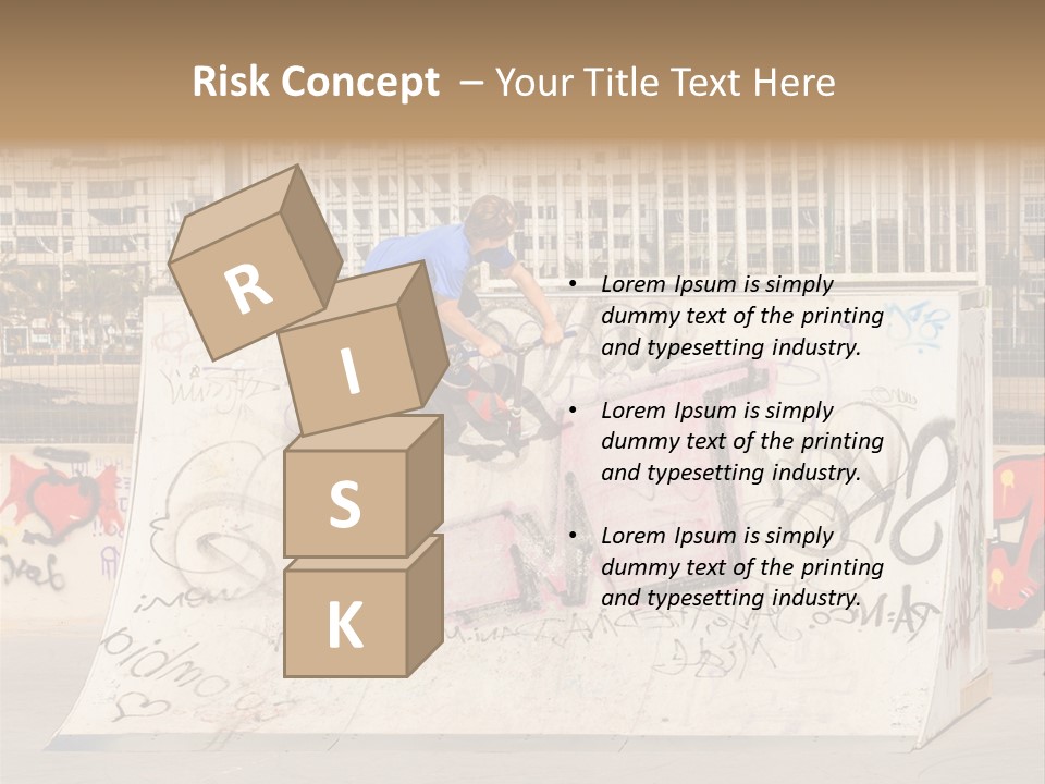 High Lifestyle Skatepark PowerPoint Template