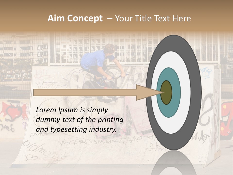 High Lifestyle Skatepark PowerPoint Template