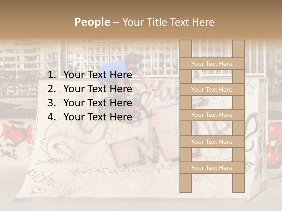 High Lifestyle Skatepark PowerPoint Template