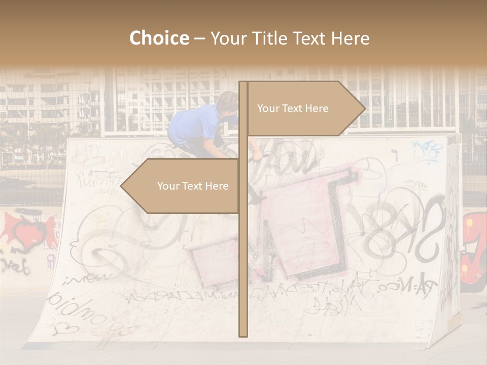 High Lifestyle Skatepark PowerPoint Template