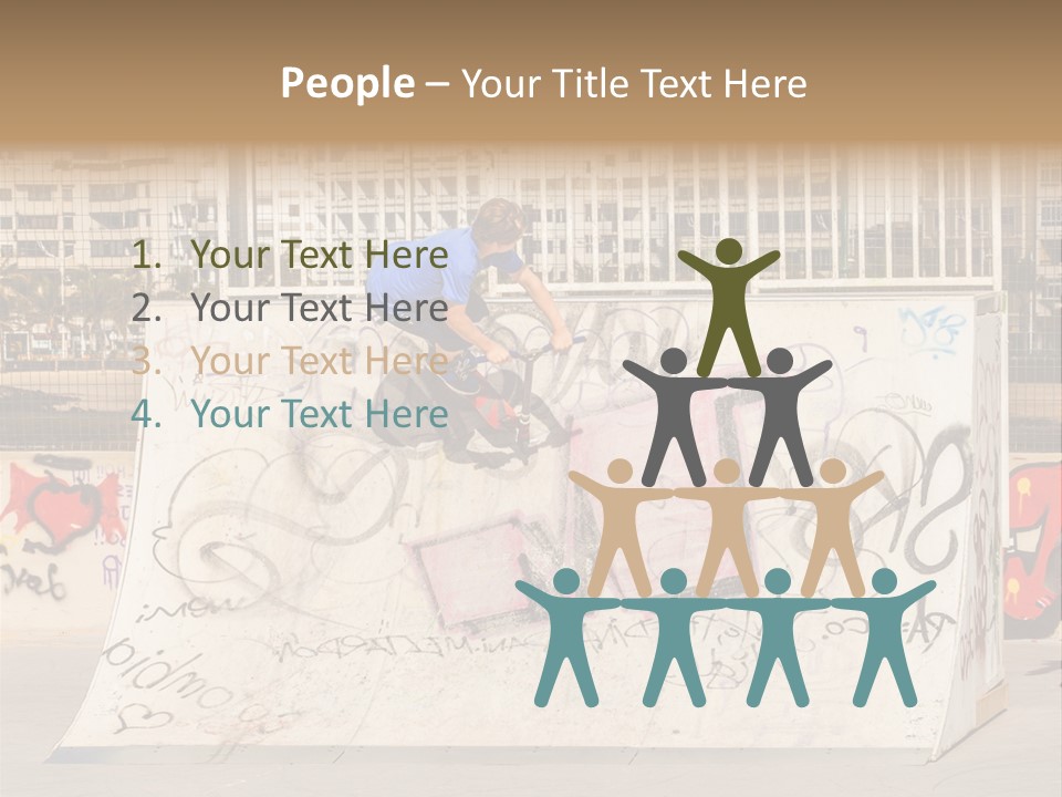 High Lifestyle Skatepark PowerPoint Template