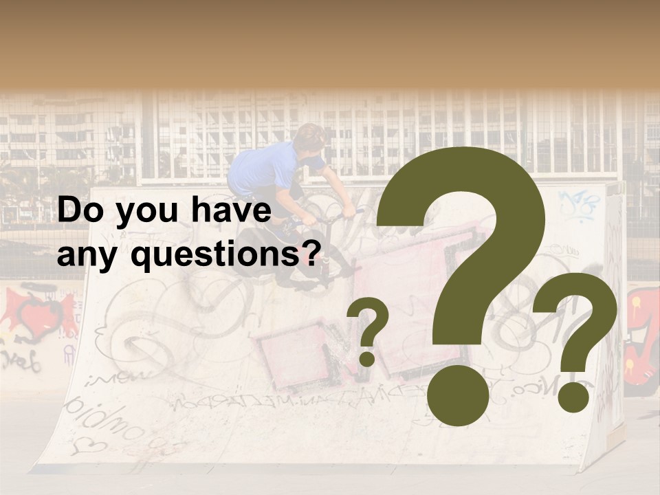 High Lifestyle Skatepark PowerPoint Template