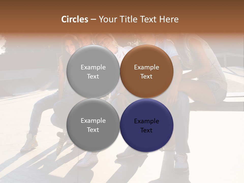 Skate Young Male PowerPoint Template