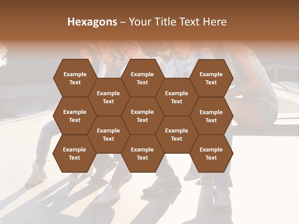 Skate Young Male PowerPoint Template