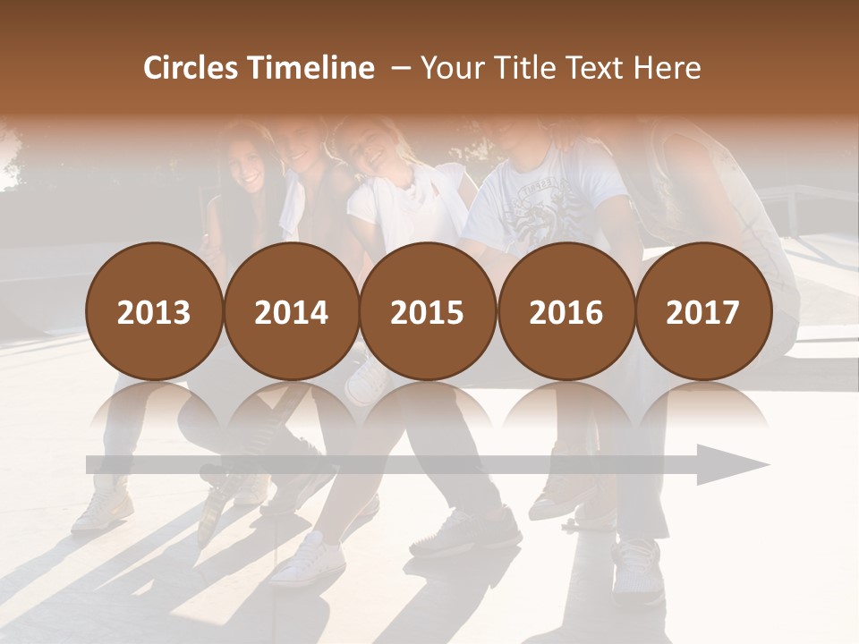 Skate Young Male PowerPoint Template