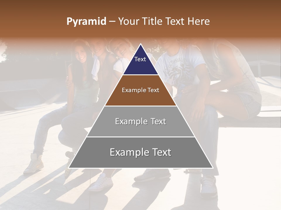 Skate Young Male PowerPoint Template