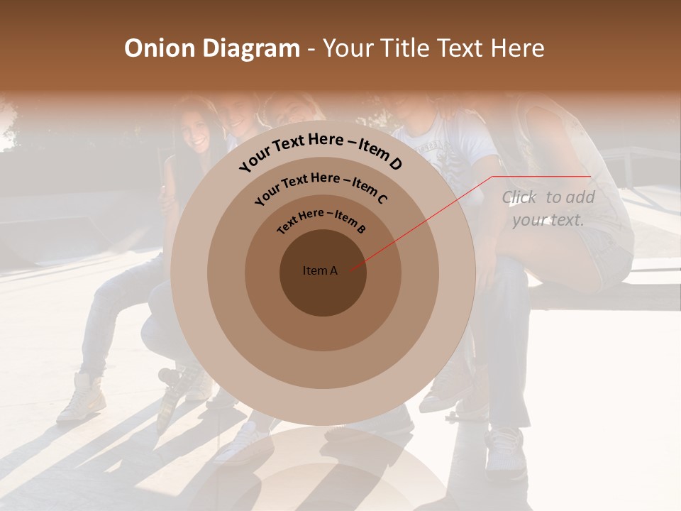 Skate Young Male PowerPoint Template