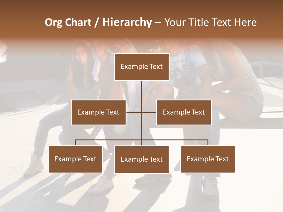 Skate Young Male PowerPoint Template