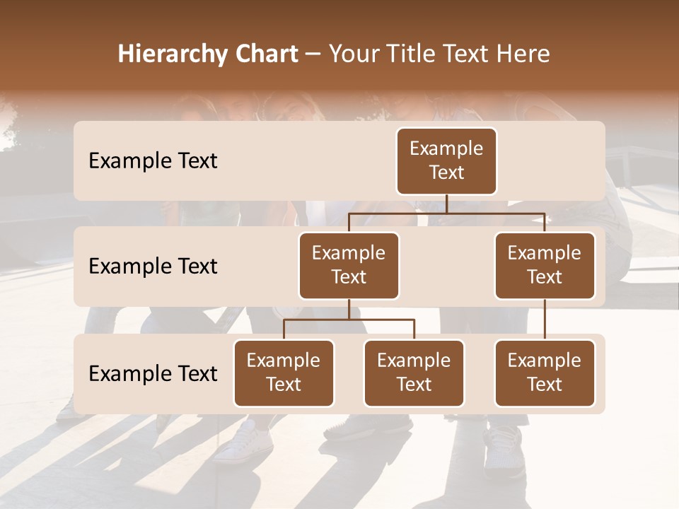 Skate Young Male PowerPoint Template