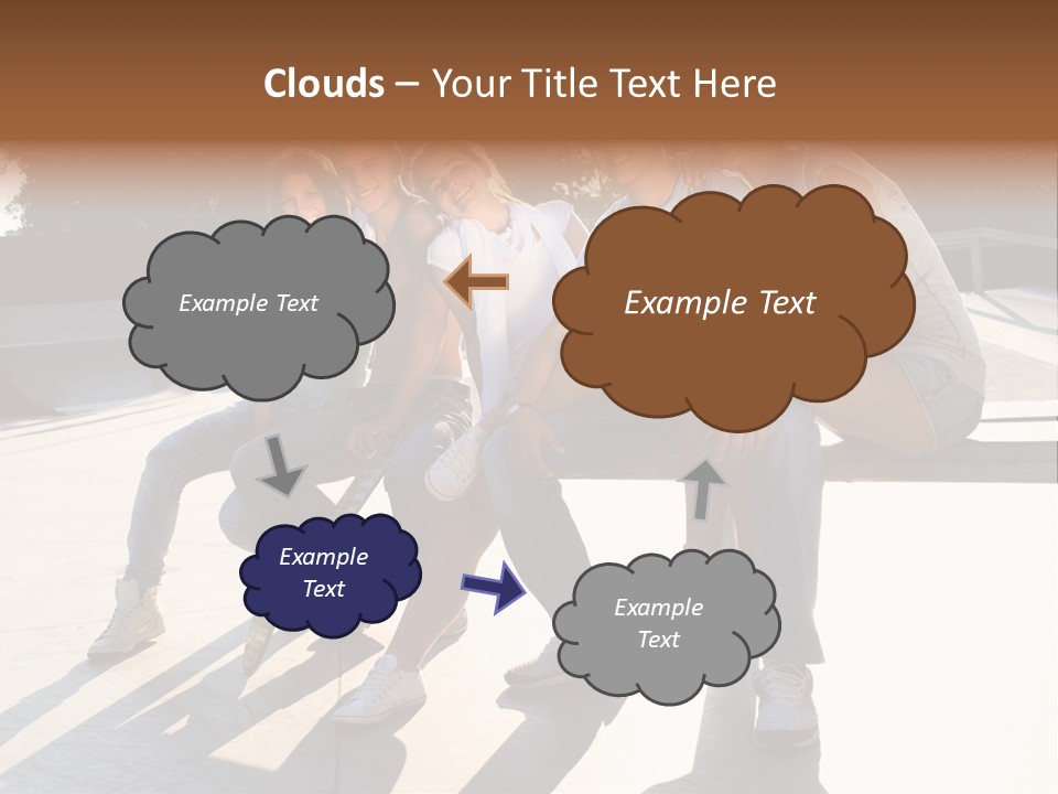 Skate Young Male PowerPoint Template