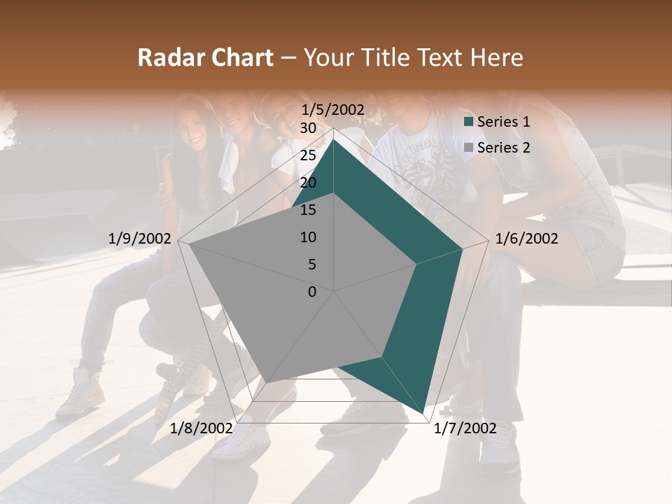 Skate Young Male PowerPoint Template