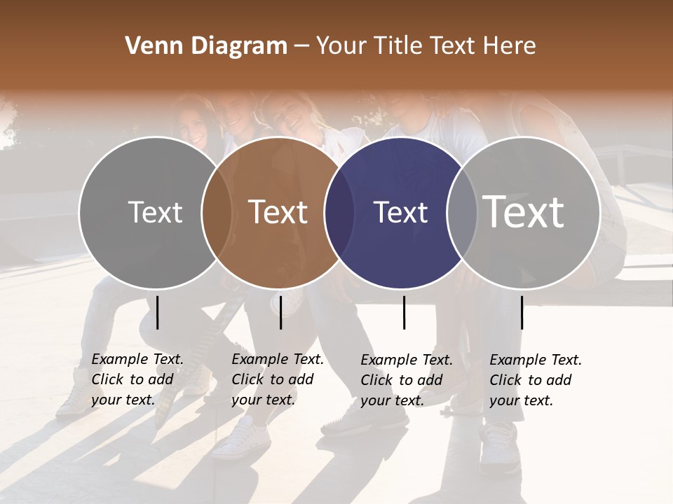 Skate Young Male PowerPoint Template