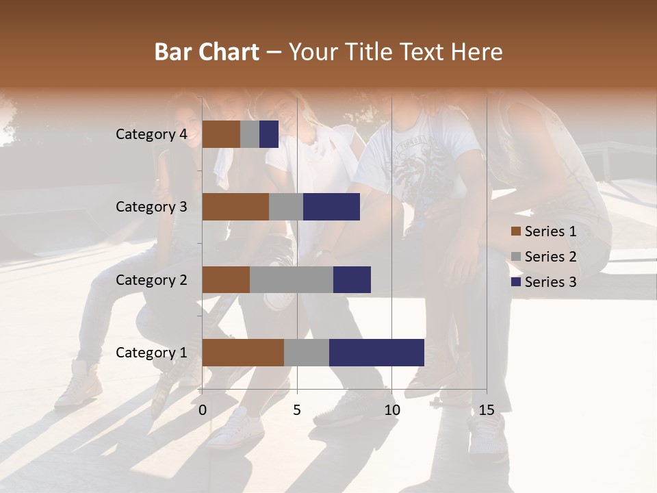 Skate Young Male PowerPoint Template