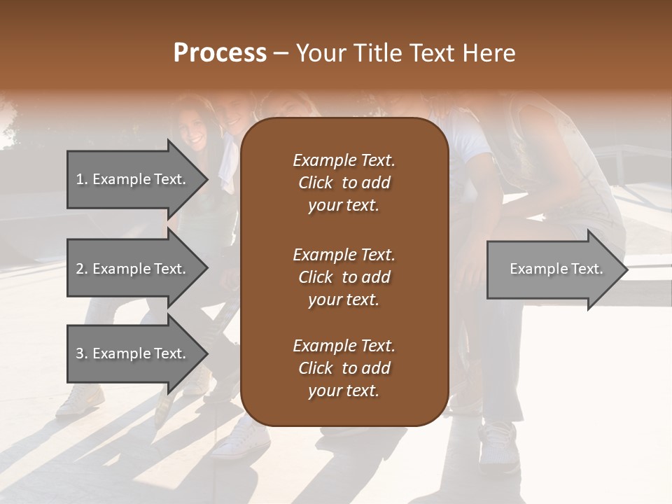 Skate Young Male PowerPoint Template
