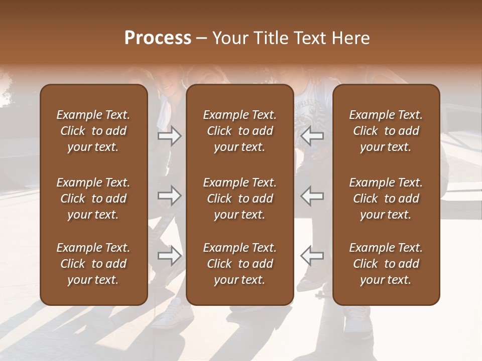 Skate Young Male PowerPoint Template