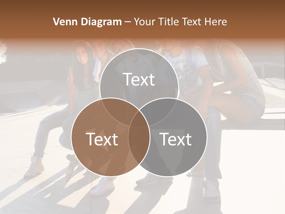 Skate Young Male PowerPoint Template