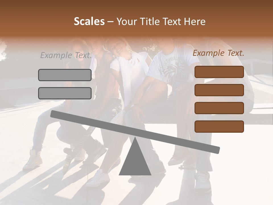 Skate Young Male PowerPoint Template