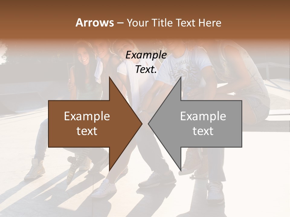 Skate Young Male PowerPoint Template