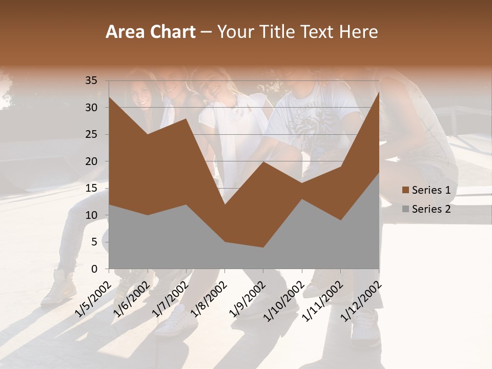 Skate Young Male PowerPoint Template