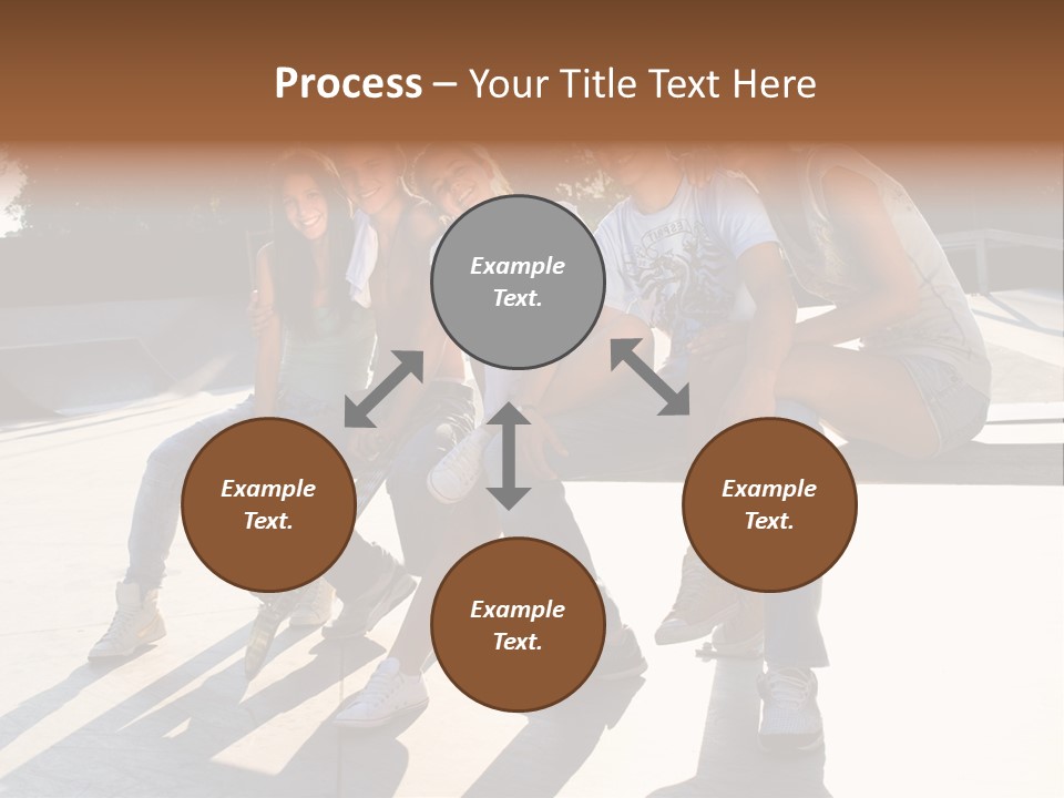 Skate Young Male PowerPoint Template