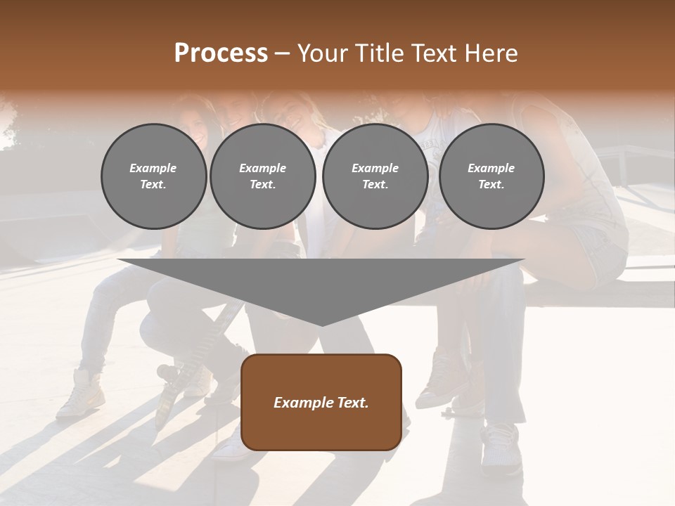 Skate Young Male PowerPoint Template