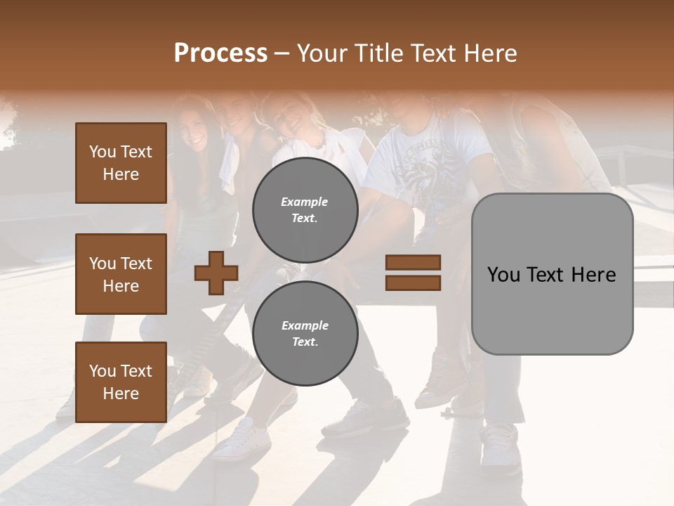 Skate Young Male PowerPoint Template