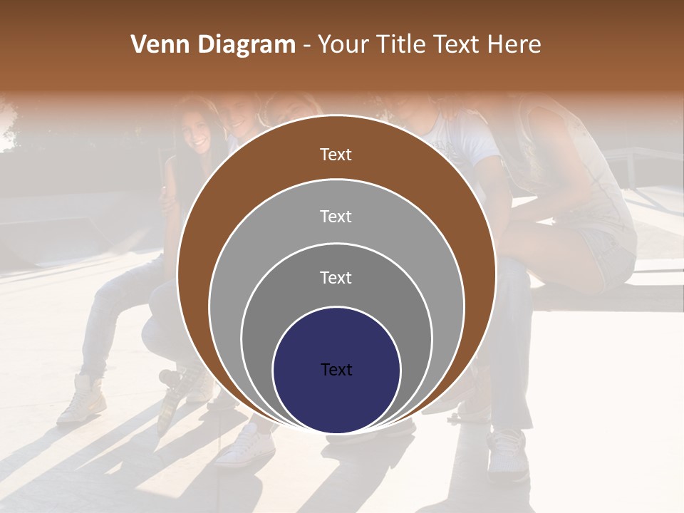 Skate Young Male PowerPoint Template