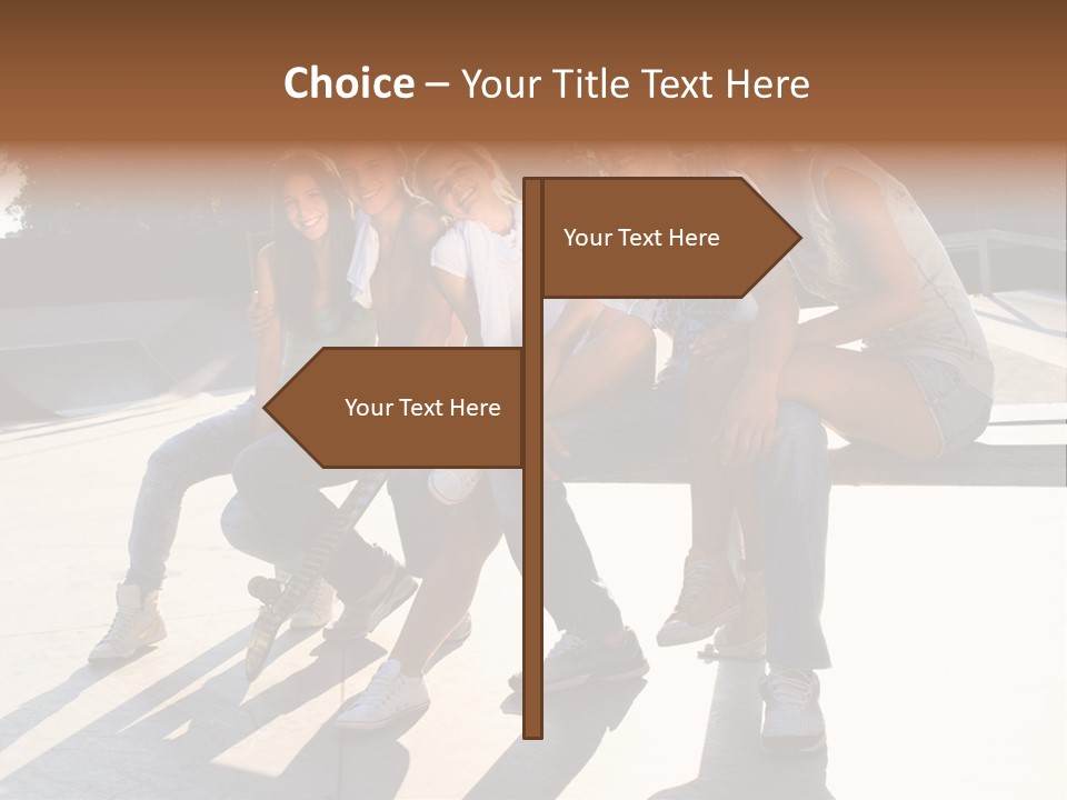 Skate Young Male PowerPoint Template