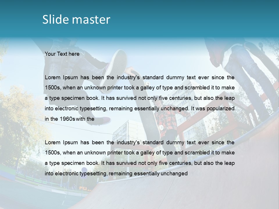 Shoe Fashion Pants PowerPoint Template