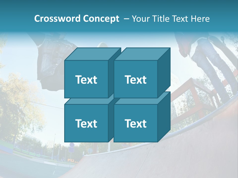 Shoe Fashion Pants PowerPoint Template