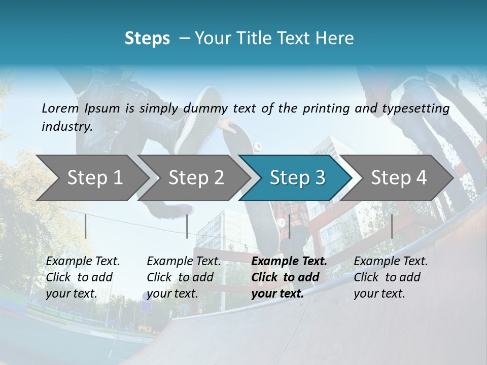 Shoe Fashion Pants PowerPoint Template