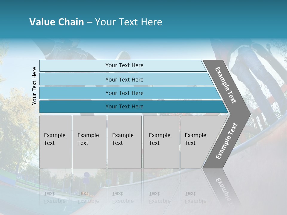 Shoe Fashion Pants PowerPoint Template