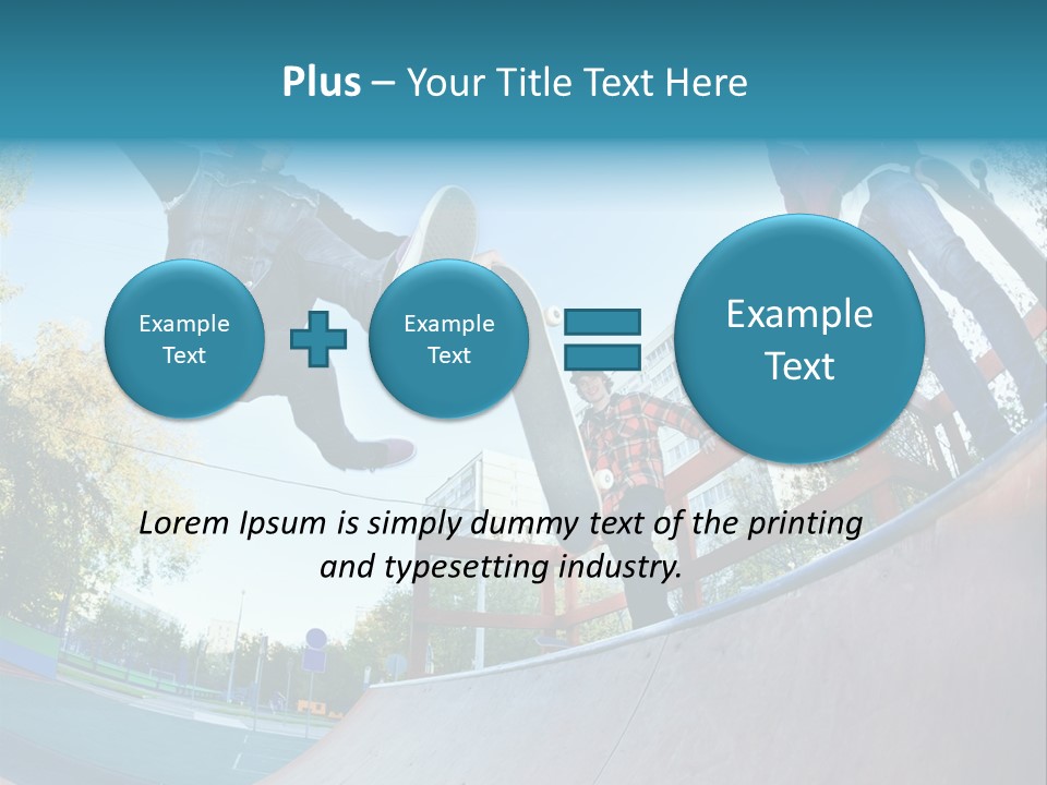 Shoe Fashion Pants PowerPoint Template