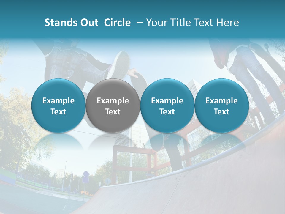 Shoe Fashion Pants PowerPoint Template