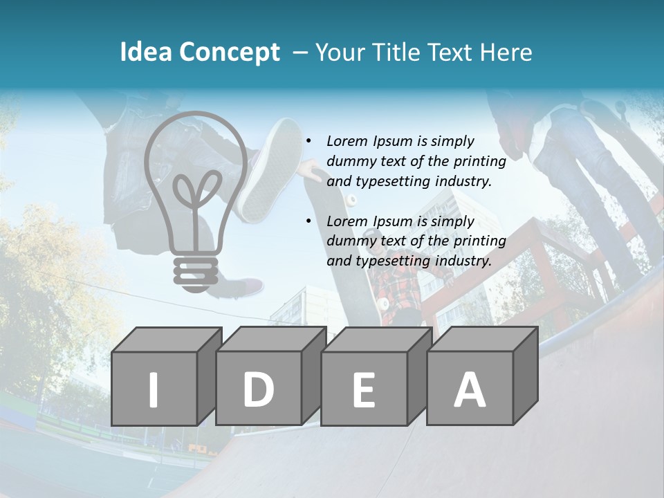 Shoe Fashion Pants PowerPoint Template