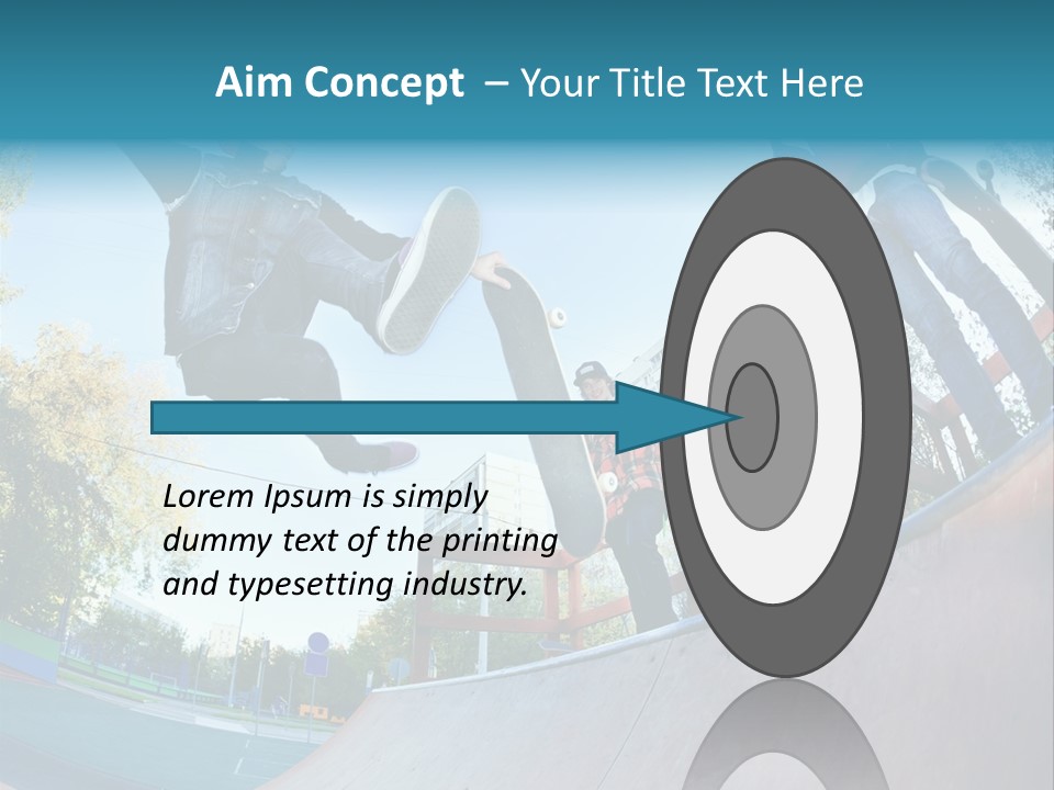 Shoe Fashion Pants PowerPoint Template