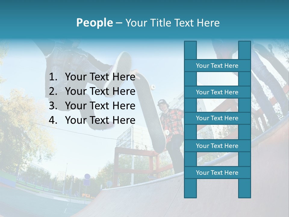 Shoe Fashion Pants PowerPoint Template