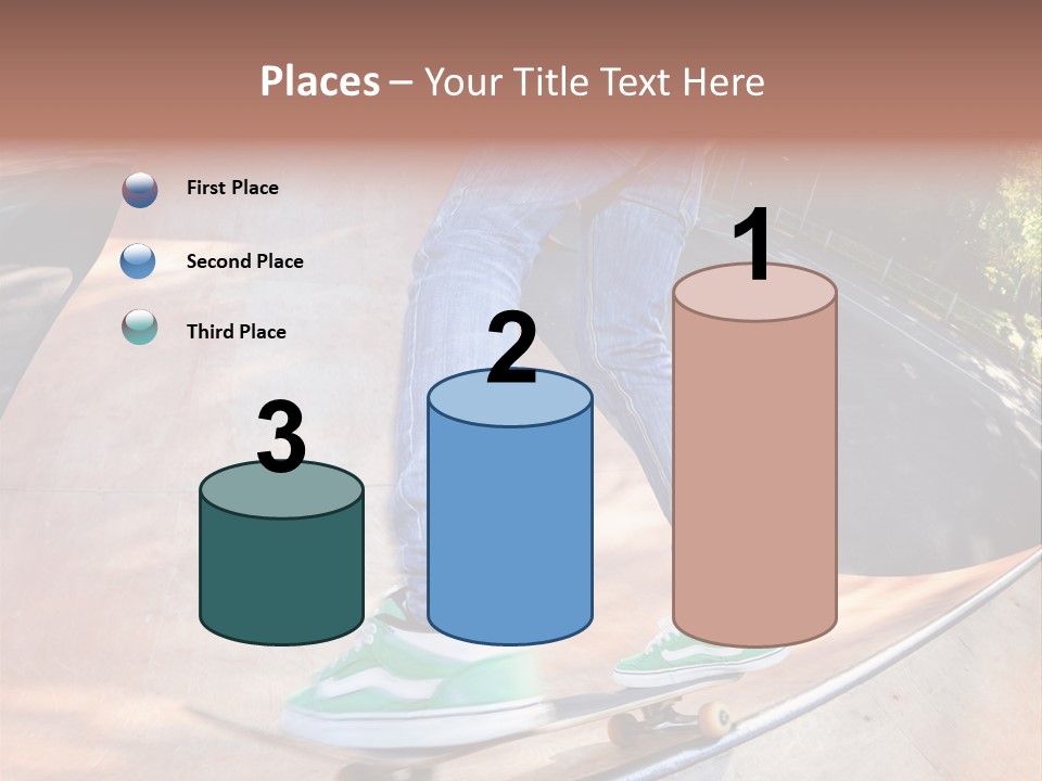 Action Teenager Pants PowerPoint Template