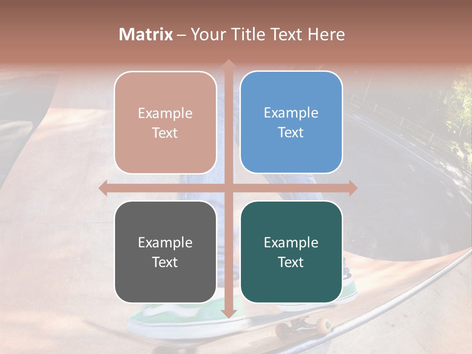 Action Teenager Pants PowerPoint Template