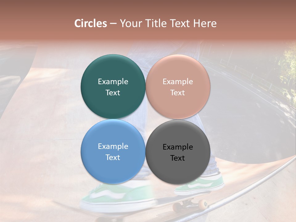 Action Teenager Pants PowerPoint Template