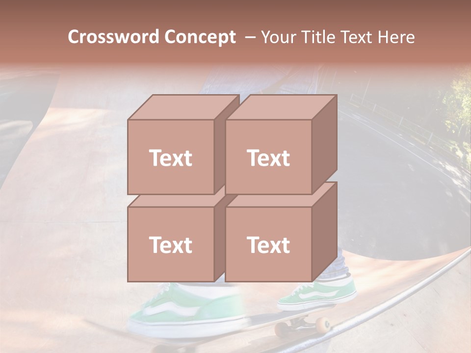 Action Teenager Pants PowerPoint Template